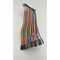 Set of 20 cables dupont M/F